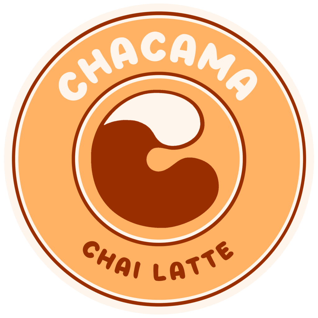 new chacama logo chai latte