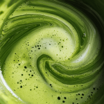 Swirling Matcha Tea